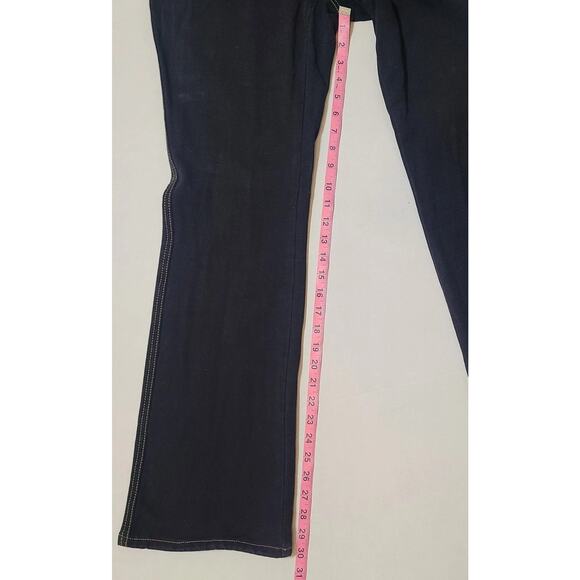 Womens Jeans Black Coldwater Creek 6P Straight Leg Natural Fit Mid Rise - Picture 8 of 11